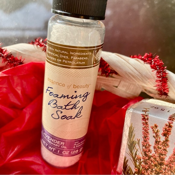 Gift Basket Beauty Spa Bath Fizzing Cubes Cleansing Soap Bars Foaming Bath Soak - Picture 8 of 16